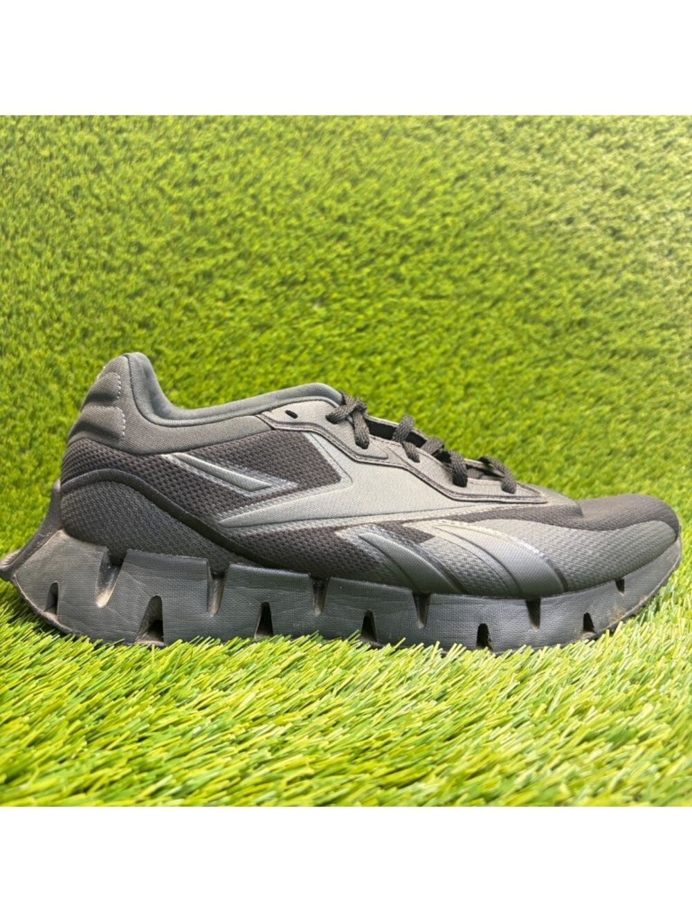 Reebok Zig Dynamica 4 Mens Size 11 Black Athletic Running Walking Shoes Sneakers